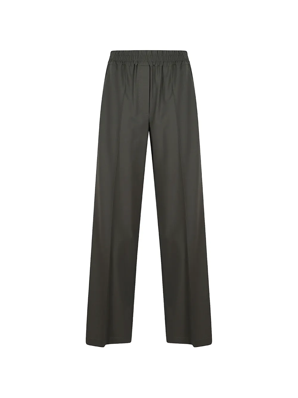 Brunello Cucinelli elasticated-waist wide-leg trousers