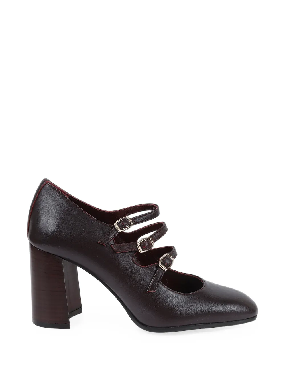 Carel Paris Keel Flex triple buckle-strap pumps