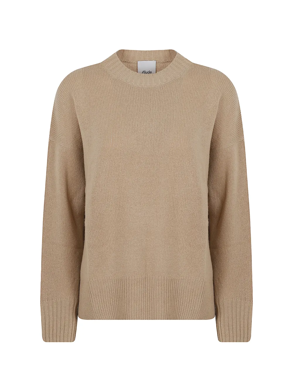 Allude drop-shoulder crew-neck sweater
