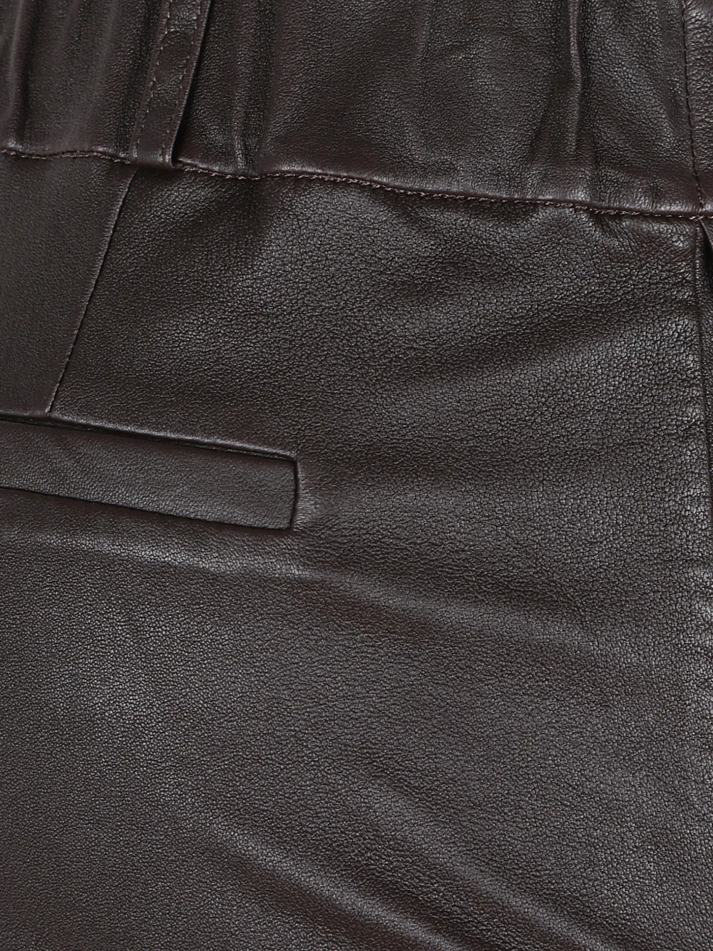 Arma Lucia flared leren broek Bruin