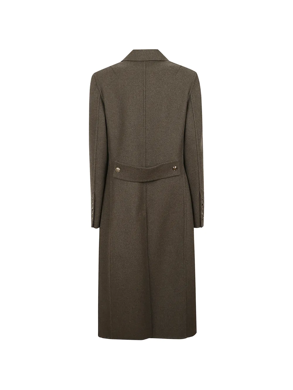 Ermanno Scervino double-breasted peak-lapel coat Bruin