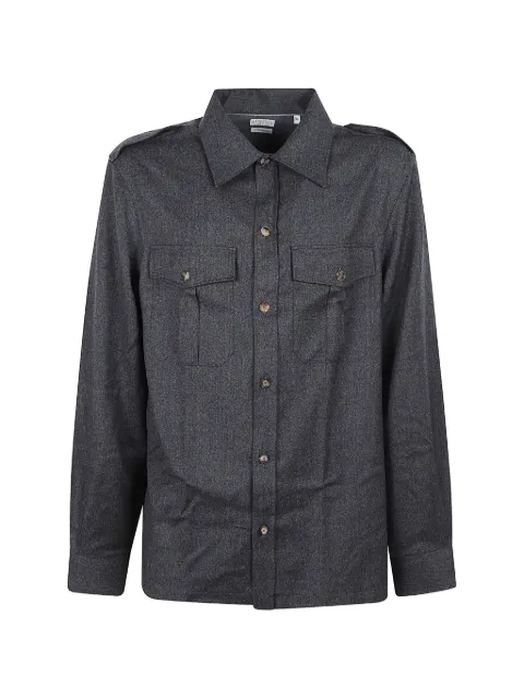 Brunello Cucinelli epaulette button-down shirt