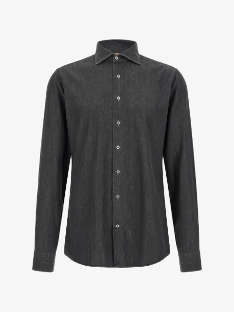 BORRIELLO NAPOLI cotton denim shirt