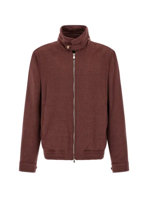 Brunello Cucinelli chaqueta con cremallera