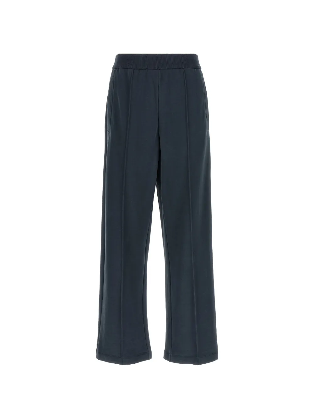 Brunello Cucinelli front-stitch track pants - Blu