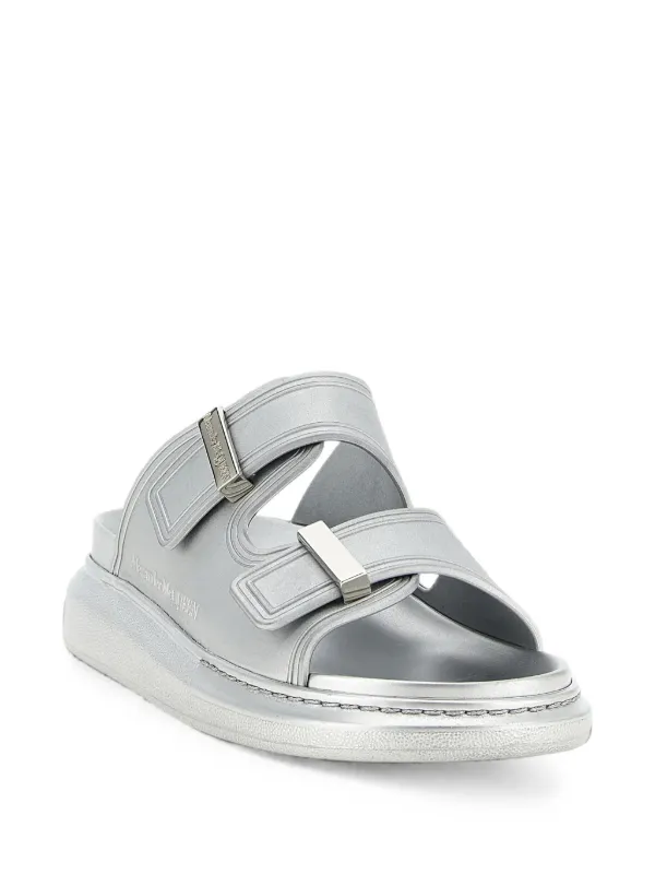 Alexander McQueen Hybrid サンダル | メタリック | FARFETCH JP