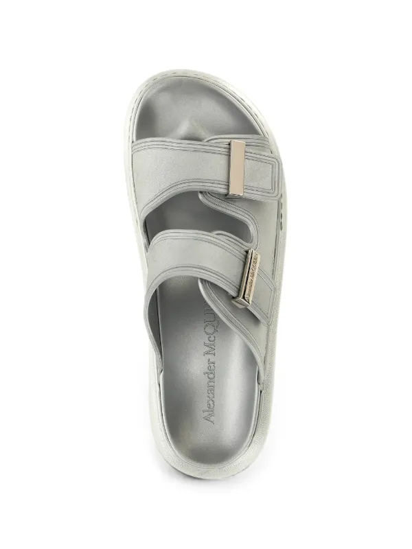 Alexander McQueen Hybrid サンダル | メタリック | FARFETCH JP