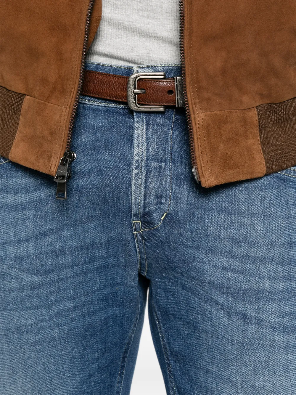DONDUP George jeans met vervaagd effect Blauw