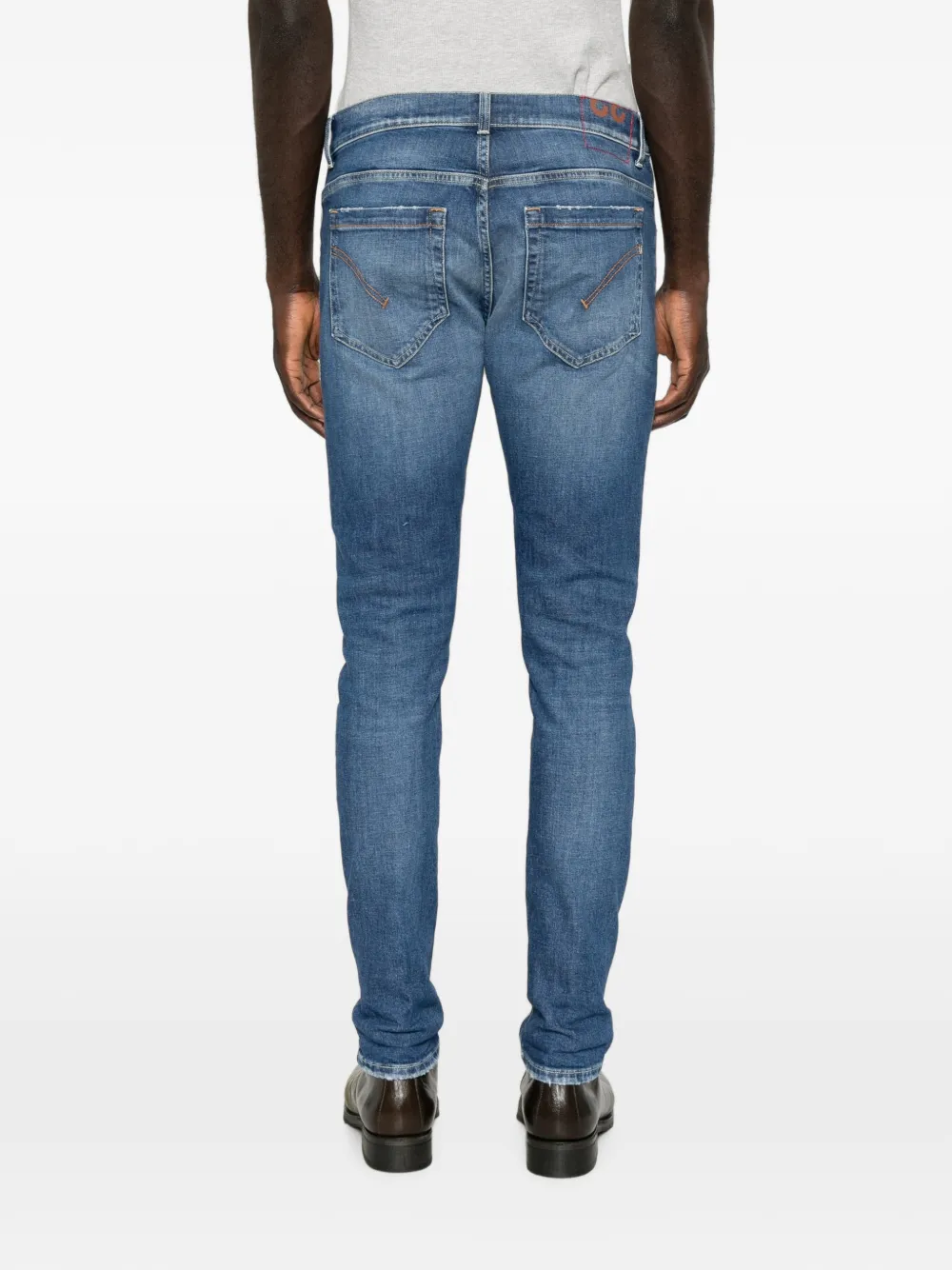 DONDUP George jeans met vervaagd effect Blauw