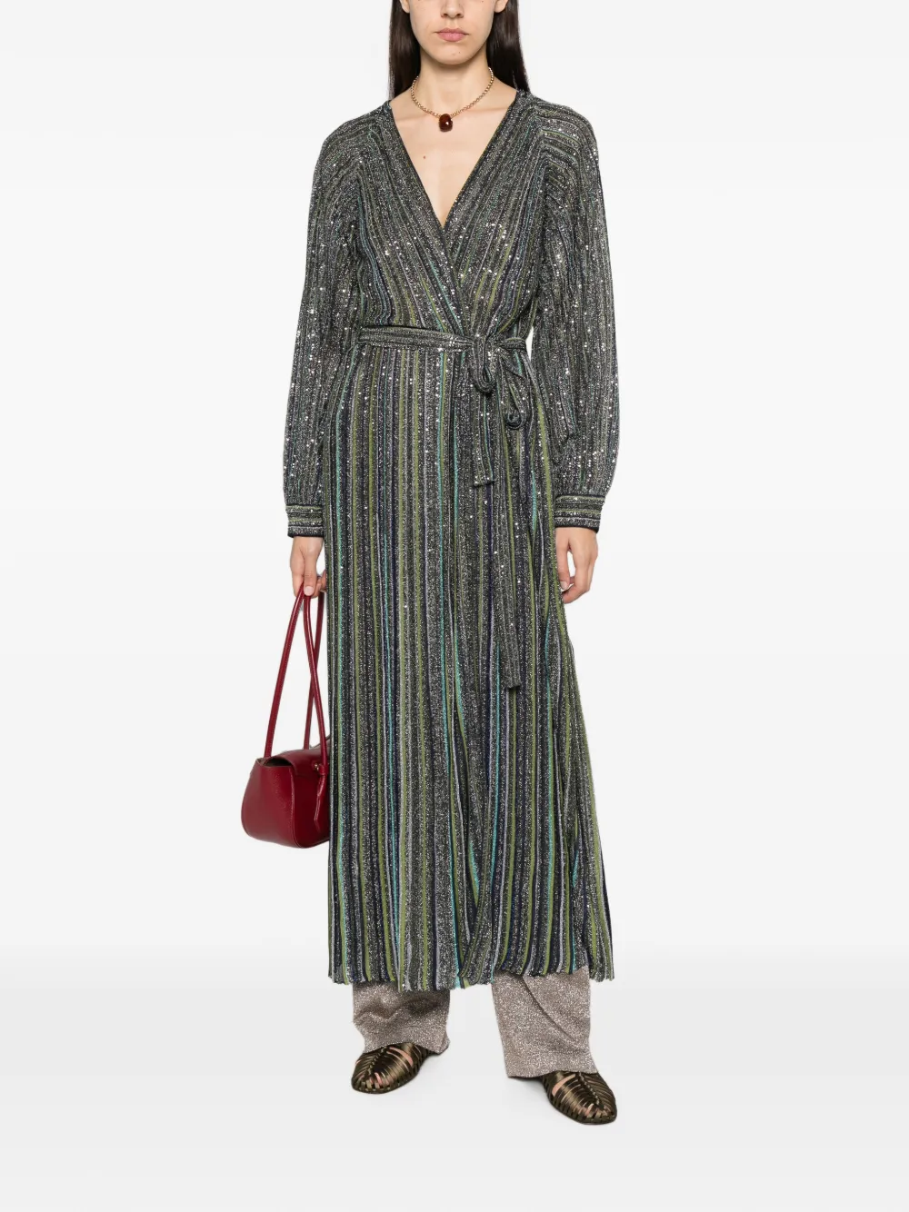 Missoni Vest verfraaid met pailletten Blauw