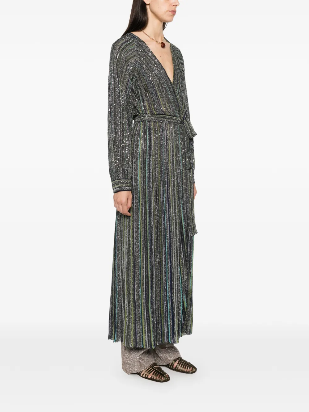 Missoni Vest verfraaid met pailletten Blauw