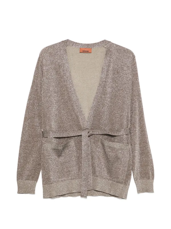 Missoni Belted Cardigan in Neutrals