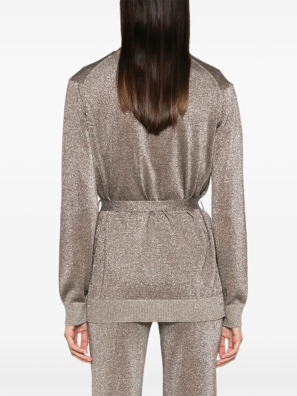 Missoni Belted Cardigan in Neutrals, view 4