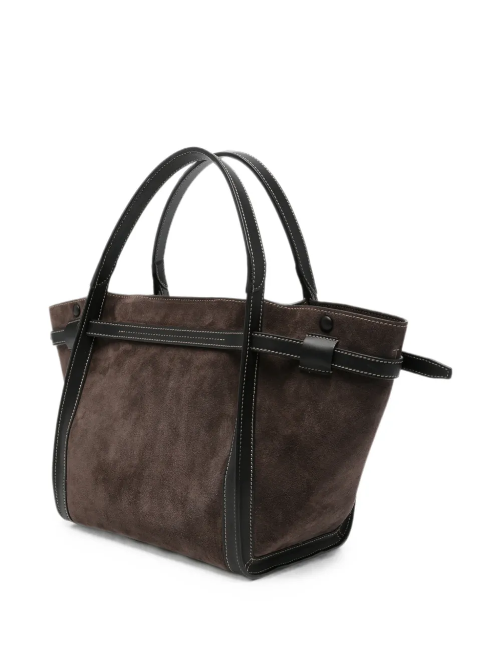 Tod's T Timeless suède shopper Bruin
