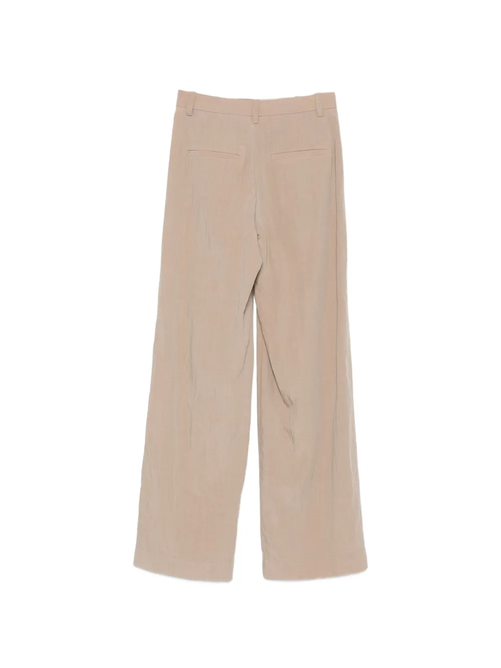 Vince pleated wide-leg trousers Beige