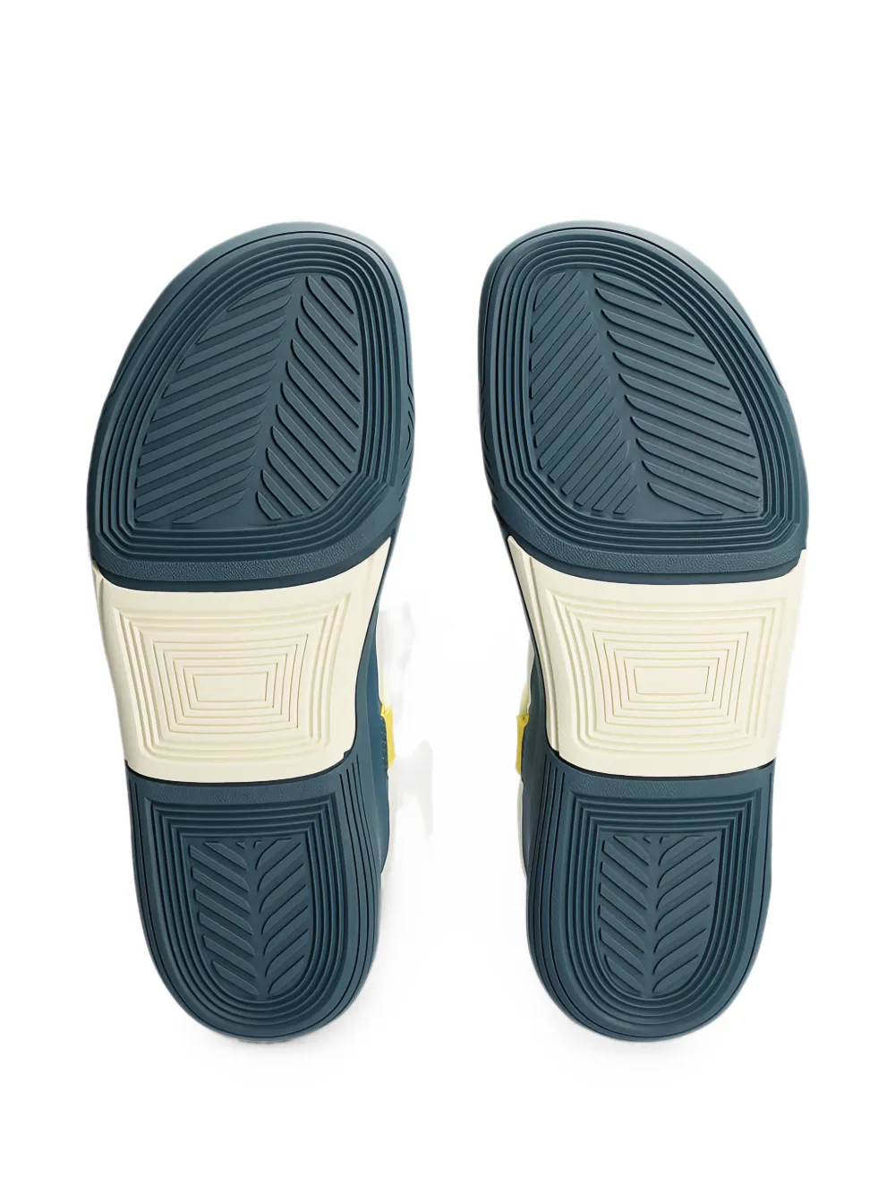 GROUNDIES G-Flex Precision mesh-panelled lace-up sneakers Beige