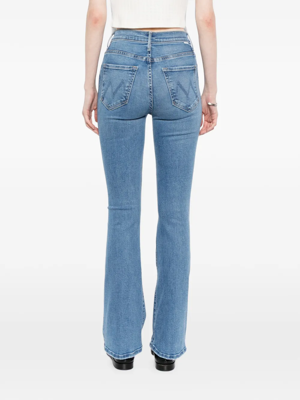 MOTHER Weekender Skimp jeans Blauw