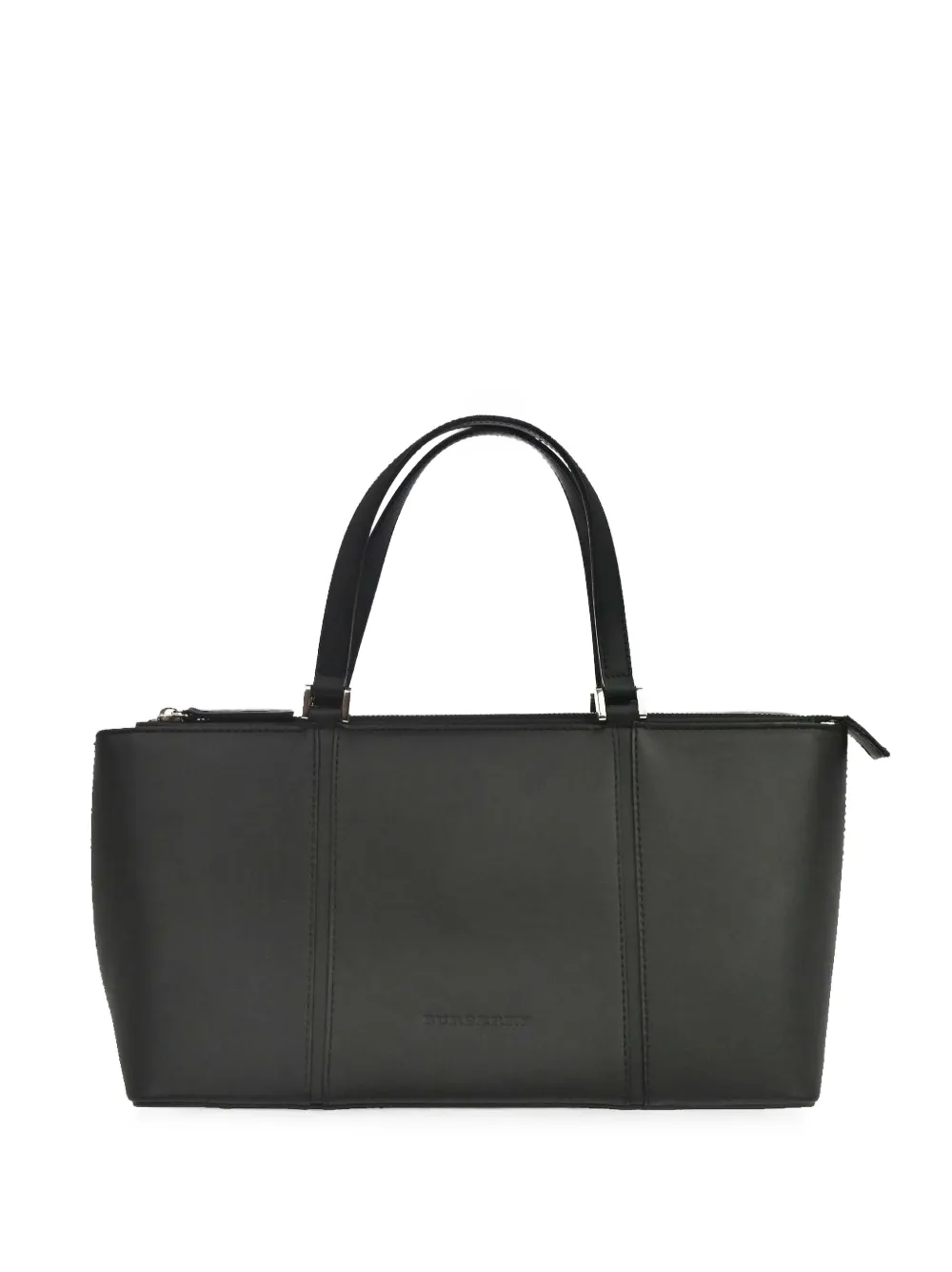 Burberry Pre-Owned leather tote bag - Black