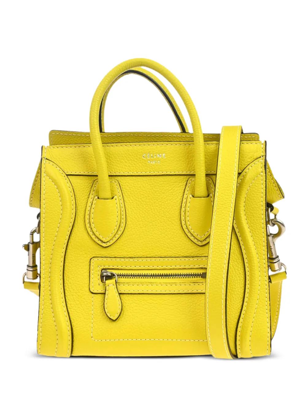 Celine Pre-Owned 2012 Nano Luggage tote bag - Yellow