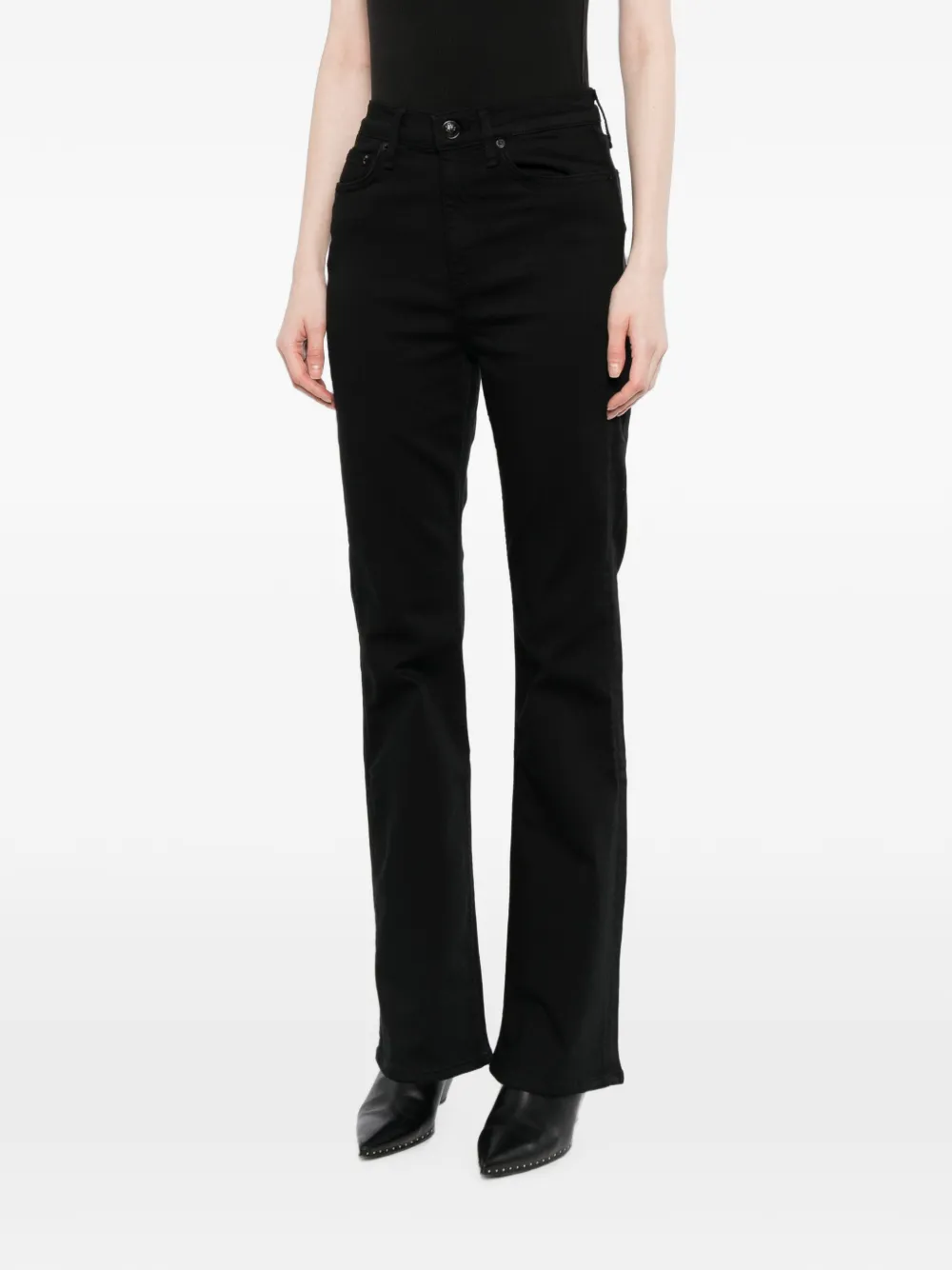 rag & bone Flexi Peyton bootcut jeans Zwart