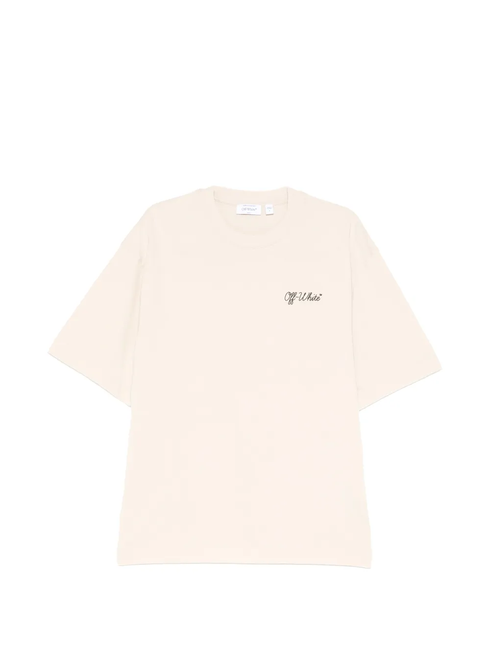 Off-White 字样滑板T恤 | 中性色 | Image 1