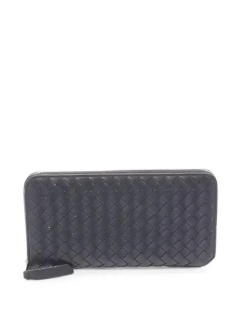 Bottega Veneta Pre-Owned 2010s Intrecciato zip-around wallet