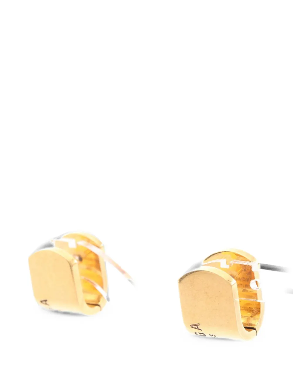 Balenciaga Pre-Owned 2010s logo earrings - Gold