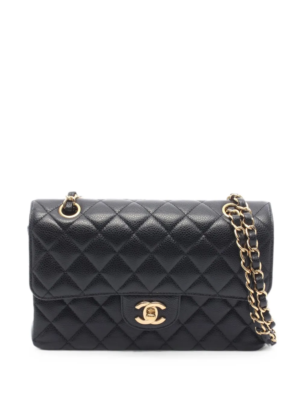 CHANEL Pre-Owned 2020-2021 Matelassé Caviar shoulder bag - Black