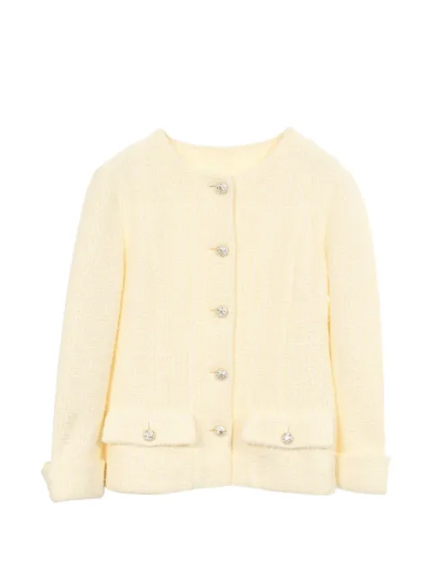 CHANEL Pre-Owned veste boutonnée Bijou en tweed (1986-1988)