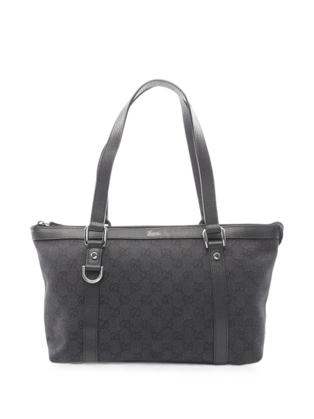 Gucci Pre-Owned 2010s Abby GG canvas tote bag - Nero