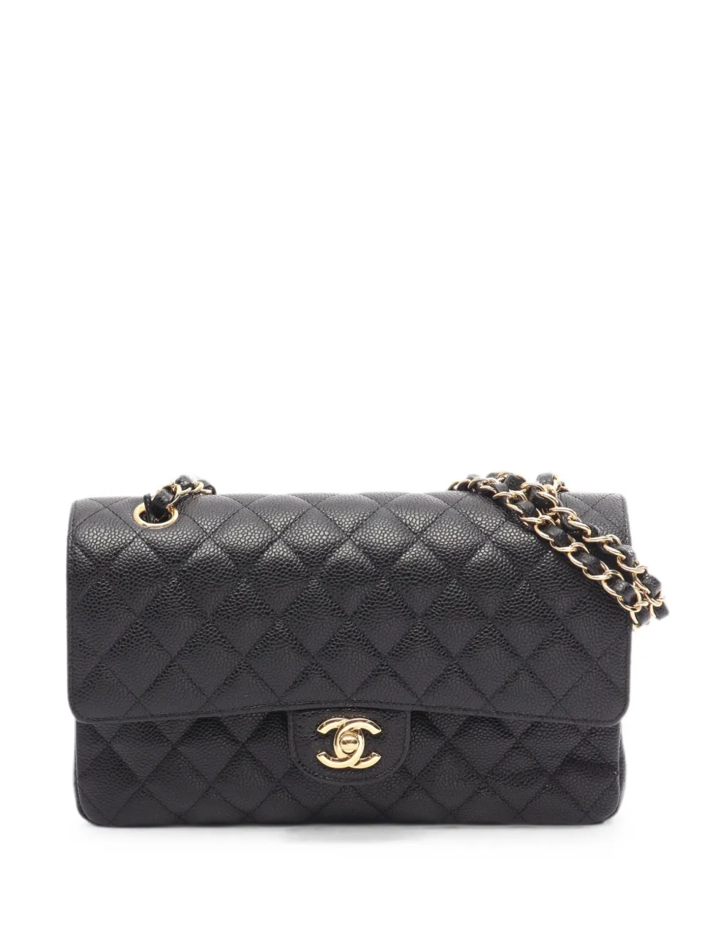 CHANEL Pre-Owned 2015-2016 Matelassé Caviar shoulder bag - Nero