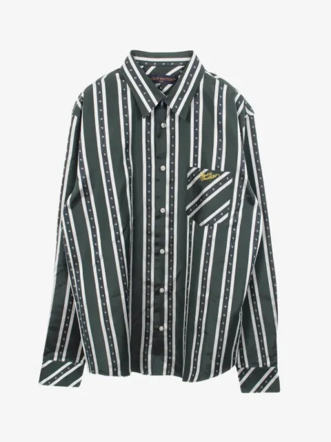 Louis Vuitton Pre-Owned 2020s striped long-sleeve shirt