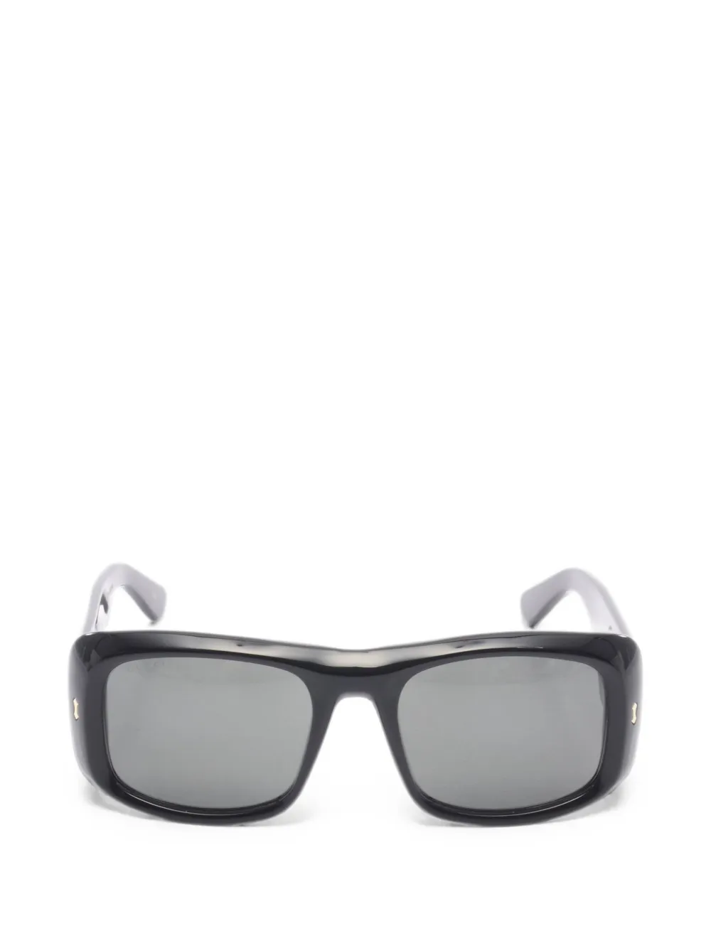 Gucci Pre-Owned 2020s rectangle-frame sunglasses - Schwarz