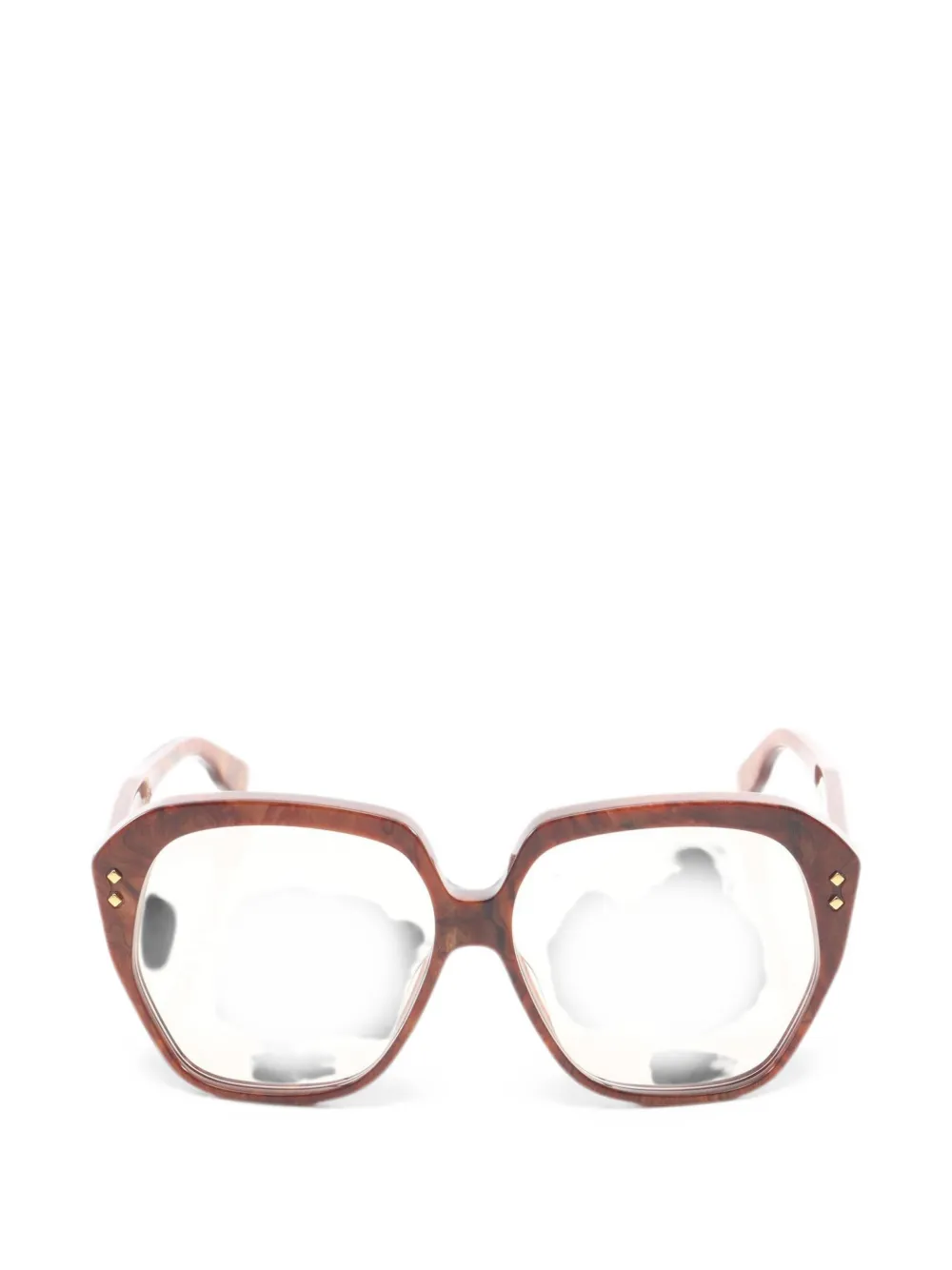 Gucci Pre-Owned 2020s square-frame sunglasses - Marrone