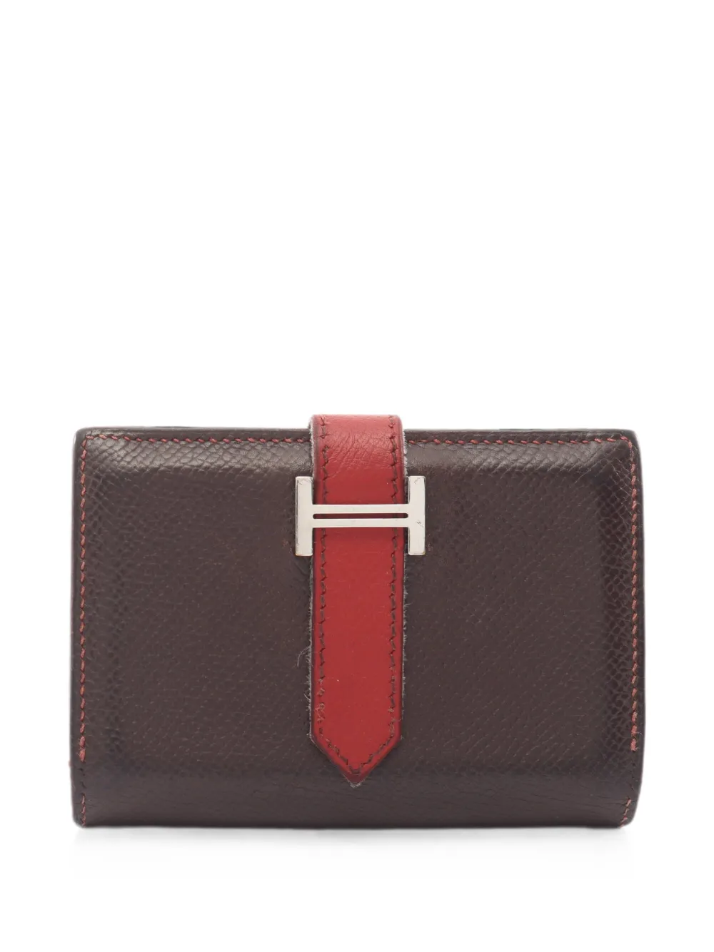 Hermès Pre-Owned 2000s mini Bearn cardcase - Braun