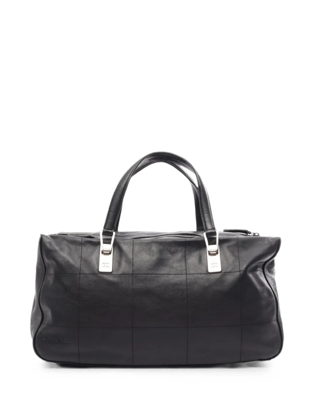 CHANEL Pre-Owned 2002-2003 Chocolate Bar Boston tote bag - Black