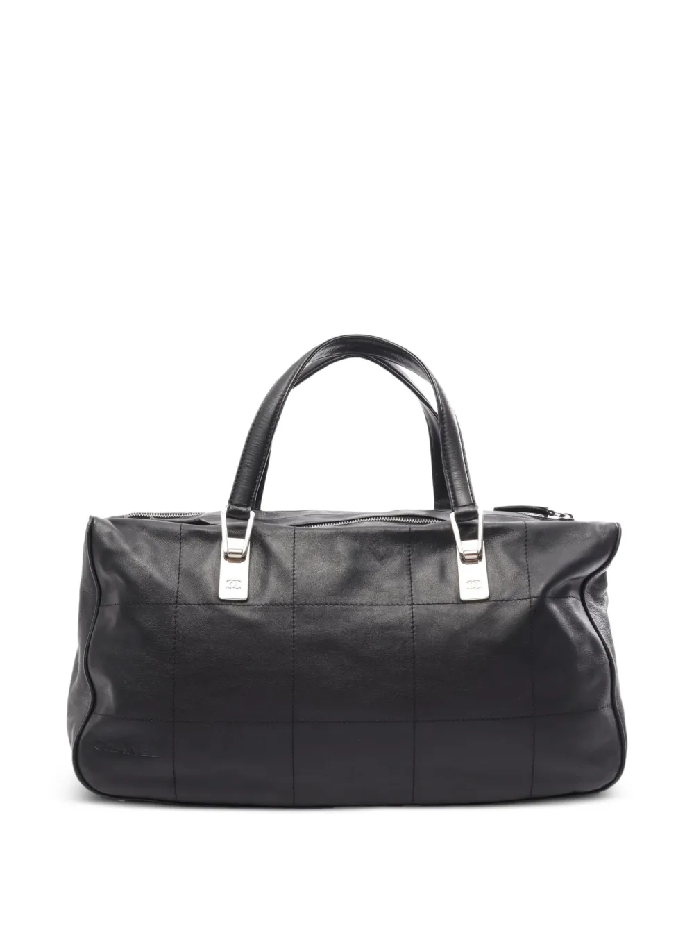 CHANEL Pre-Owned 2002-2003 Chocolate Bar Boston tote bag - Nero