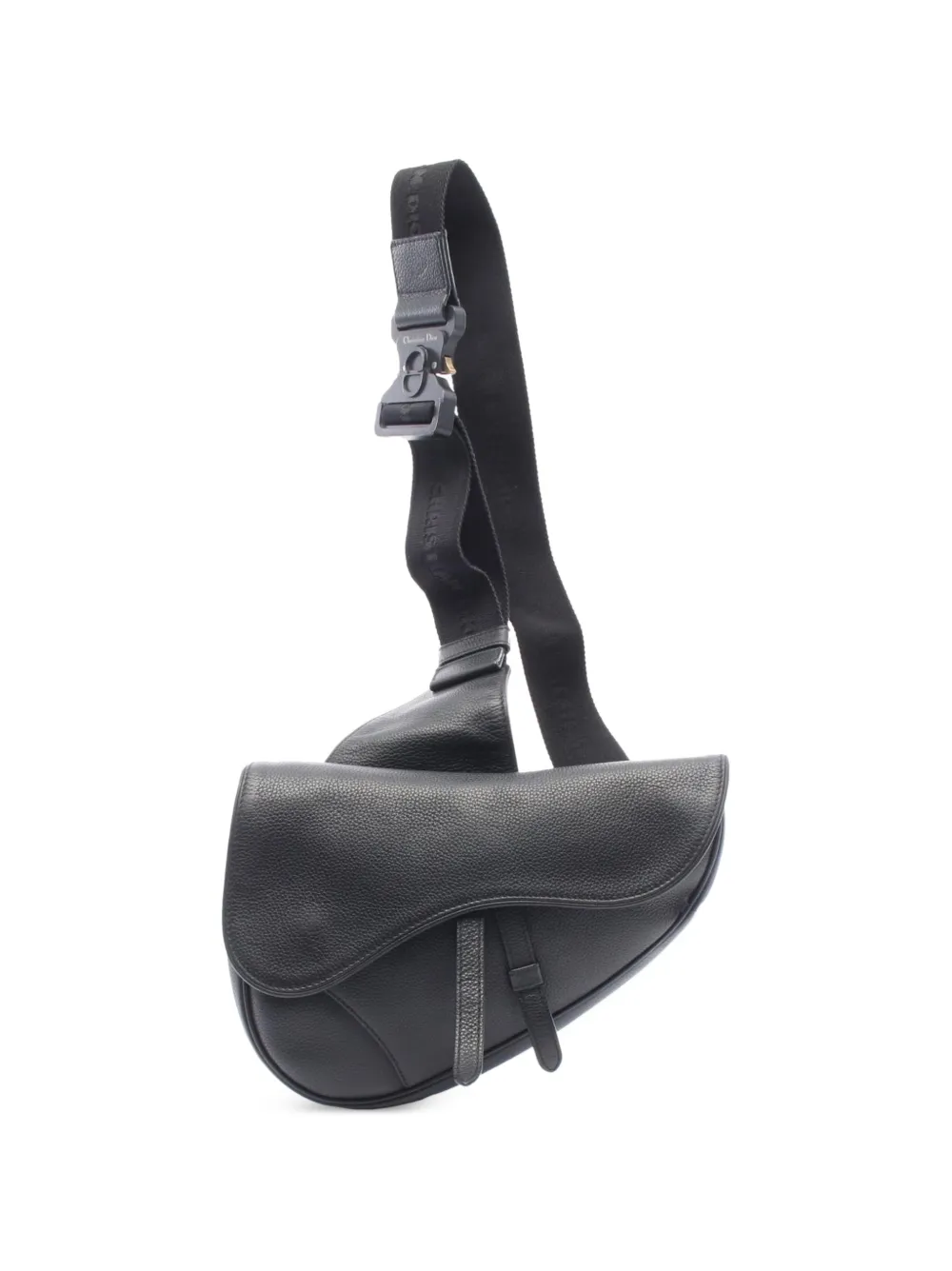 Christian Dior Pre-Owned 2010s Saddle leather belt bag - Nero
