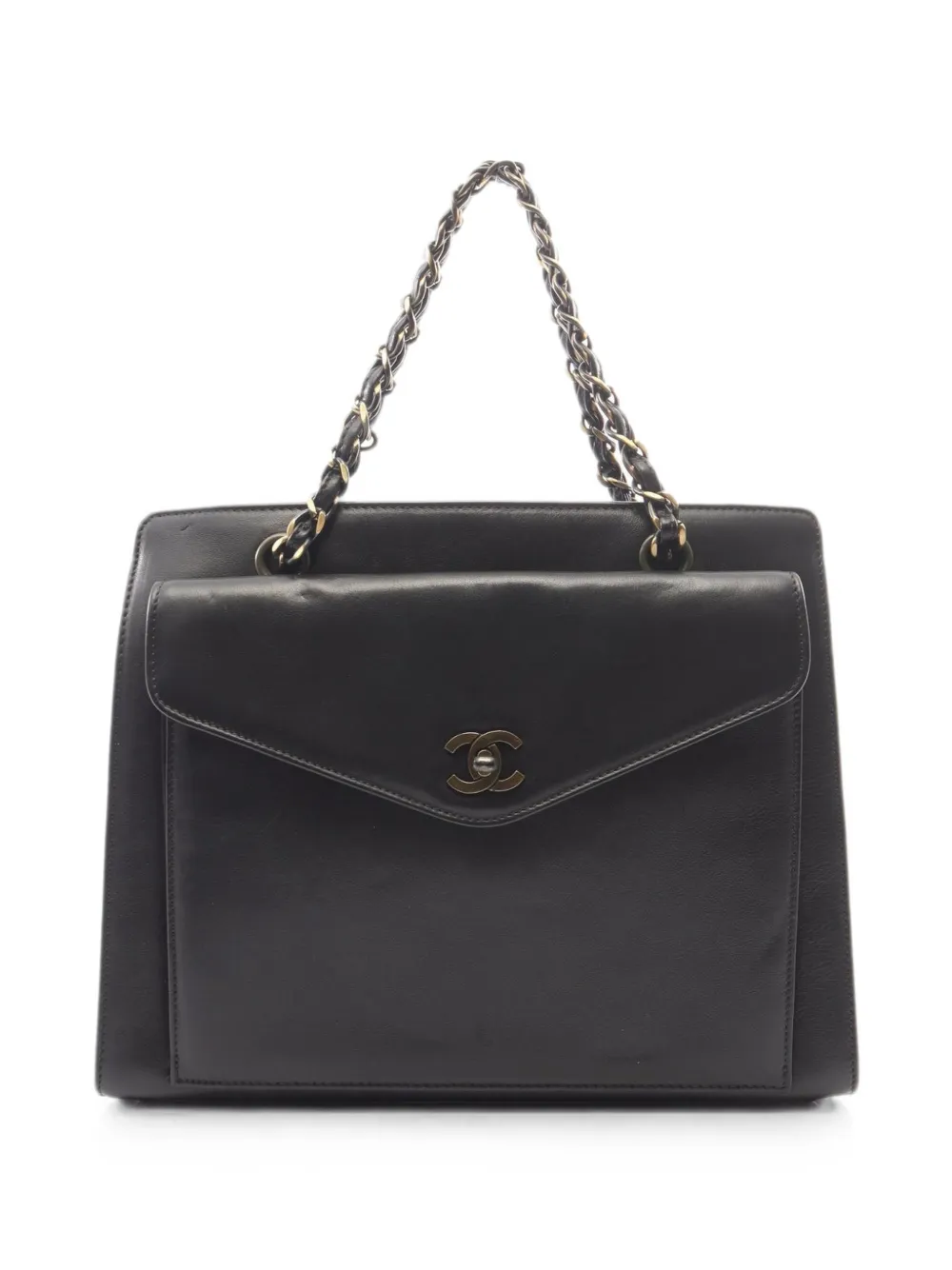 CHANEL Pre-Owned 1997-1999 CC turn-lock shoulder bag - Black