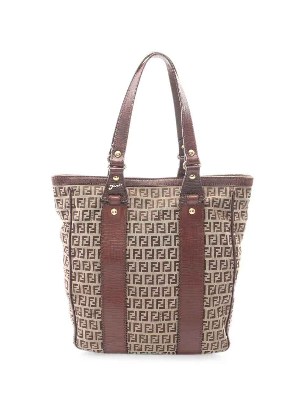 Fendi Pre-Owned 2010s Zucchino canvas tote bag - Nude