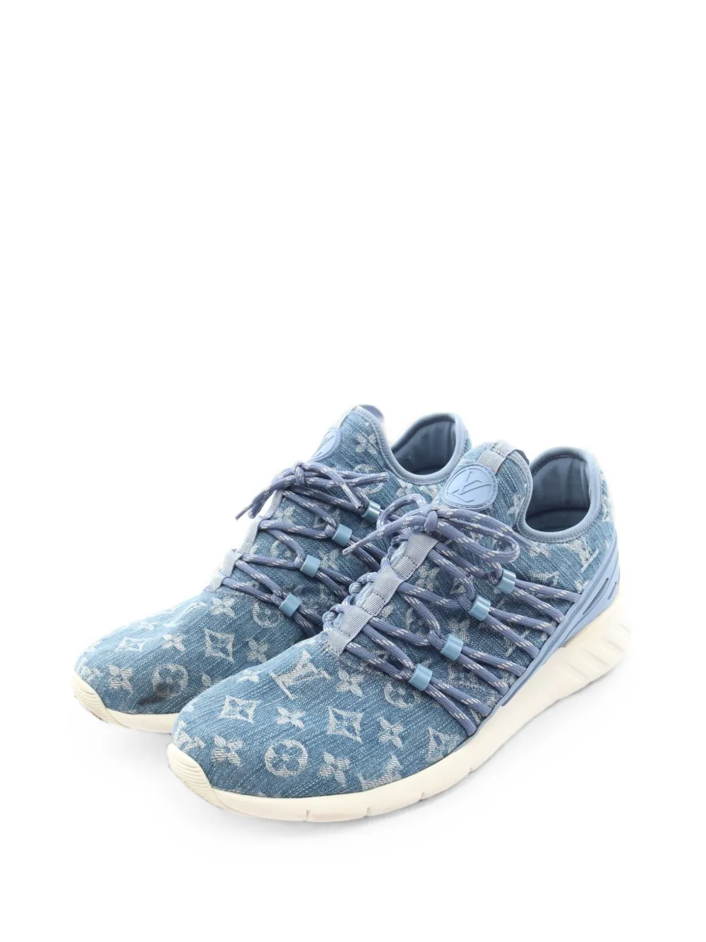 Louis Vuitton Pre-Owned 2000s Fastlane Sneakers mit Monogramm - Blau
