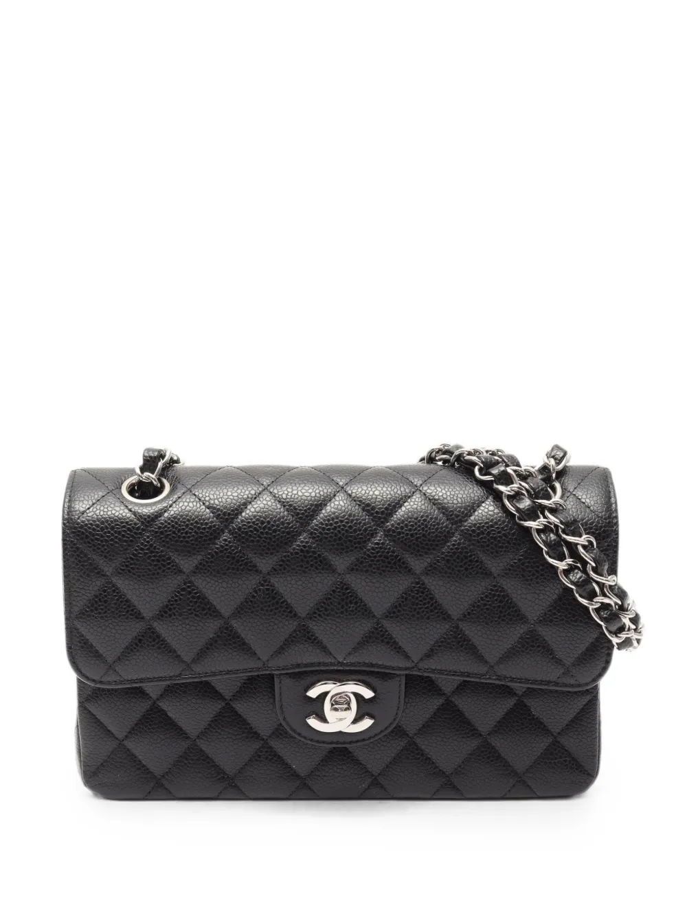 CHANEL Pre-Owned 2020-2021 Matelassé Caviar shoulder bag - Black