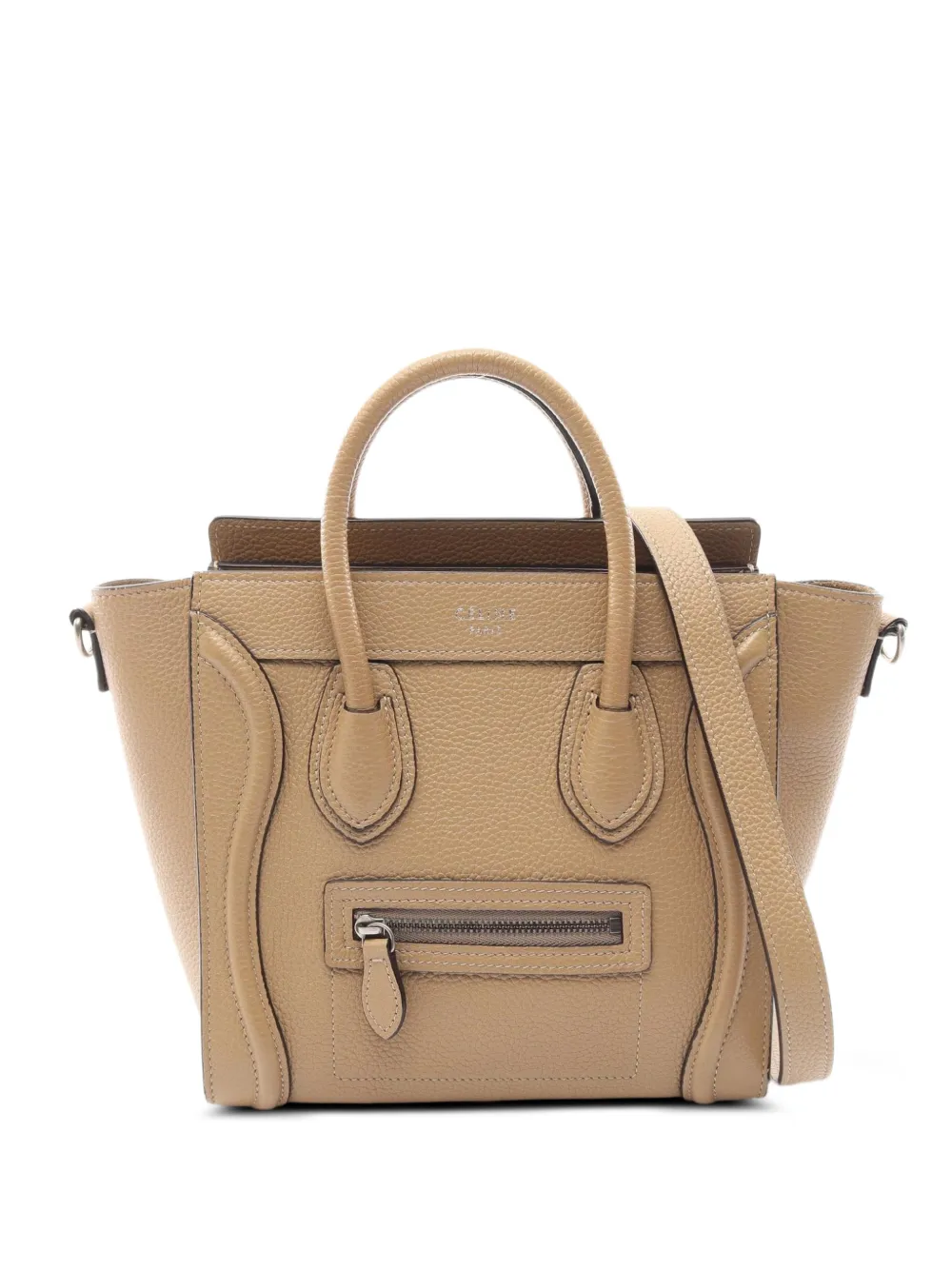 Celine Pre-Owned 2000s Luggage Nano shoulder bag - Neutrals