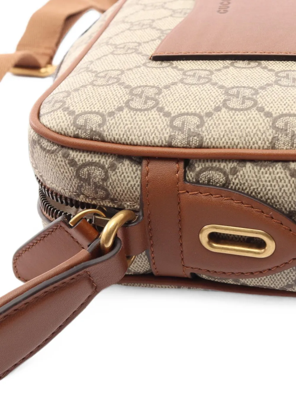 Gucci Pre-Owned 2010s schoudertas met GG-embleem Beige