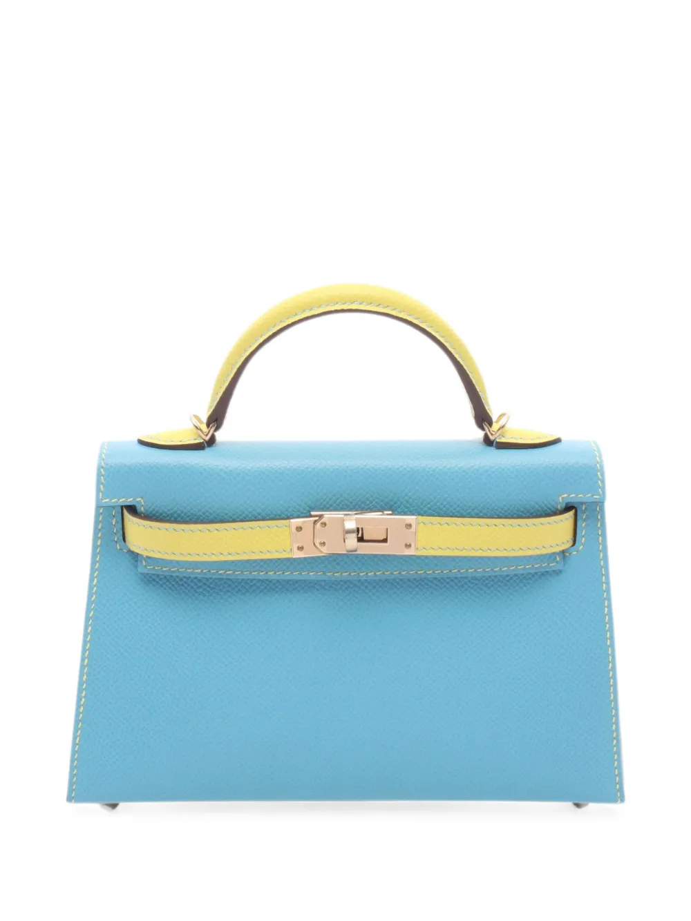 Hermès Pre-Owned 2010s mini Kelly 2 two-way shoulder bag - Blau