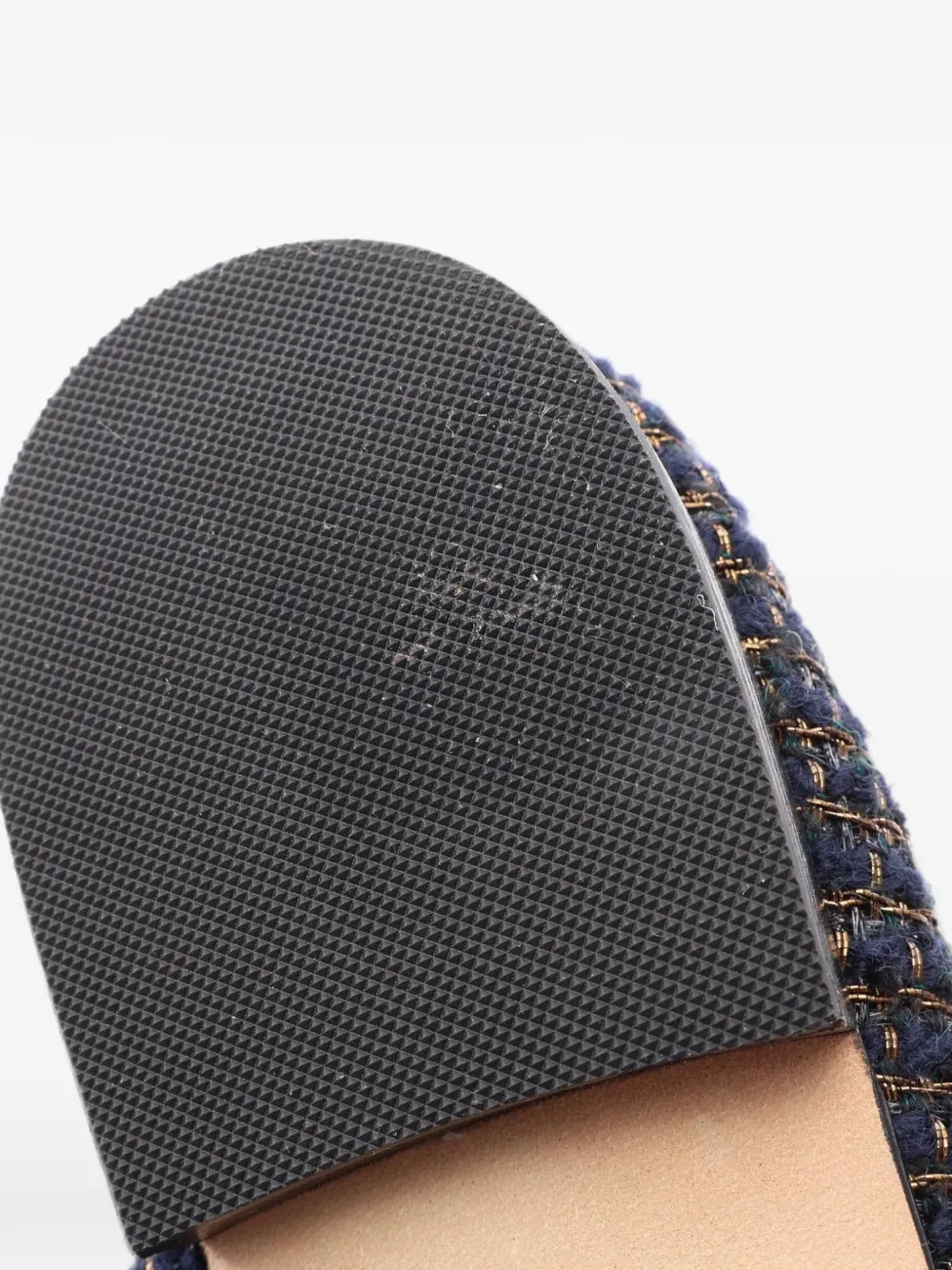 CHANEL Pre-Owned 1986-1988 bow-detail CC-logo ballet flats - Blue