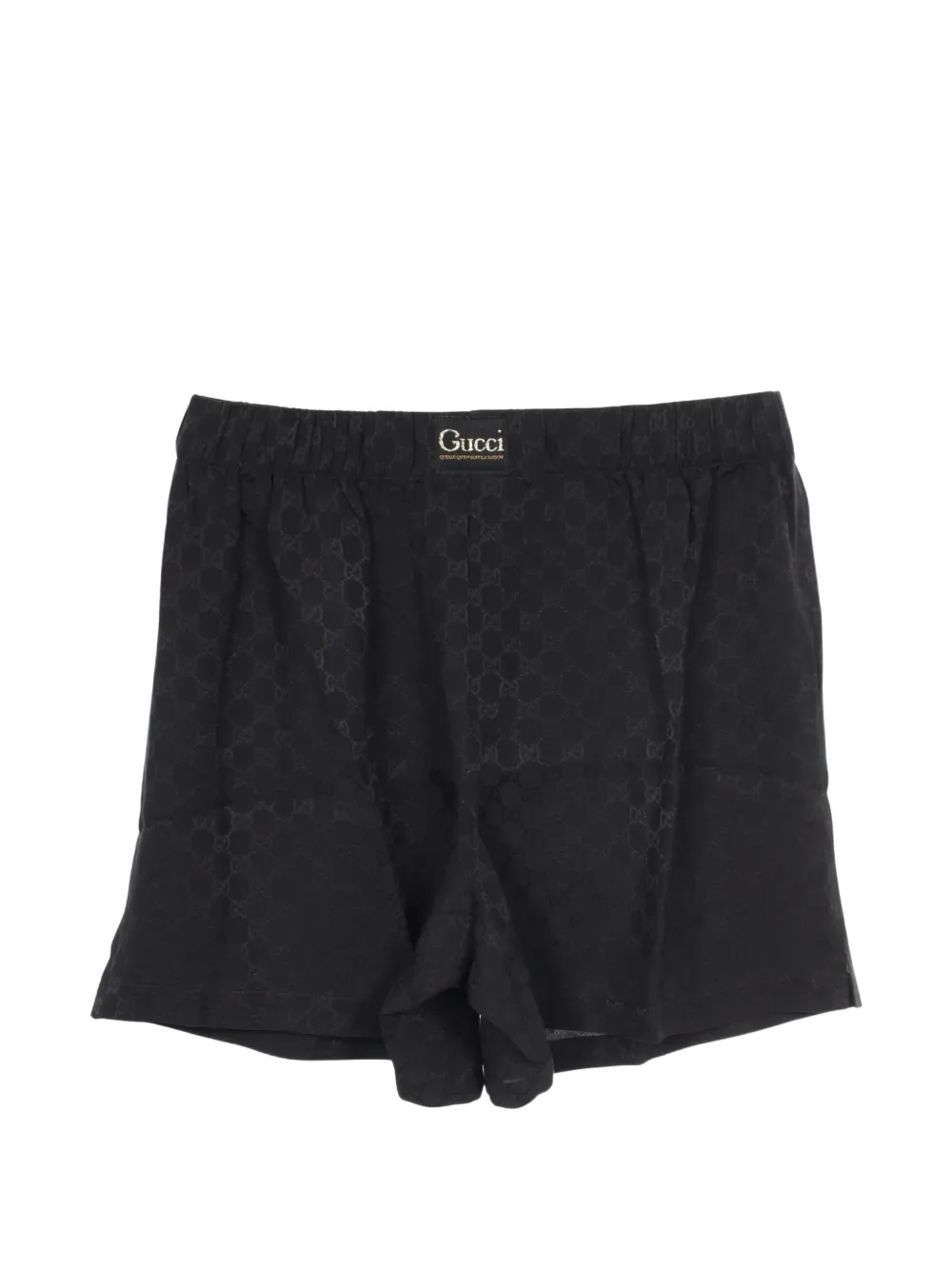 Gucci Pre-Owned GG pattern shorts - Nero