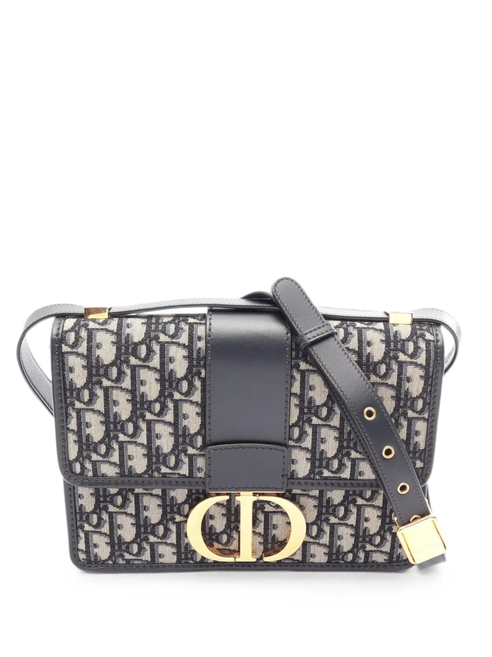 Christian Dior Pre-Owned 2010s 30 Montaigne Oblique shoulder bag - Nude