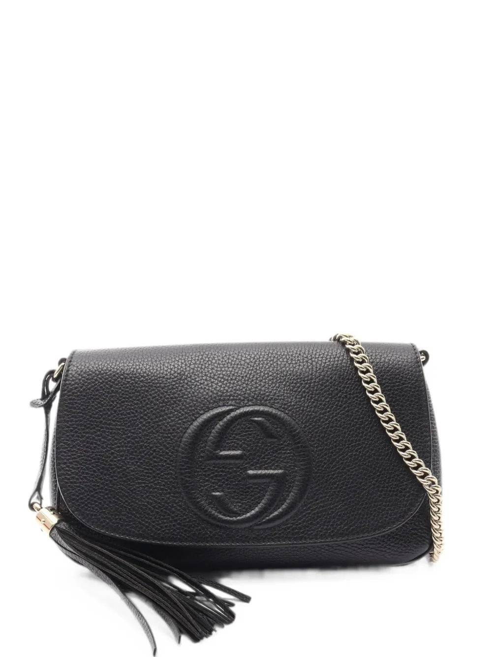 Gucci Pre-Owned 2000s Soho Interlocking G shoulder bag - Nero