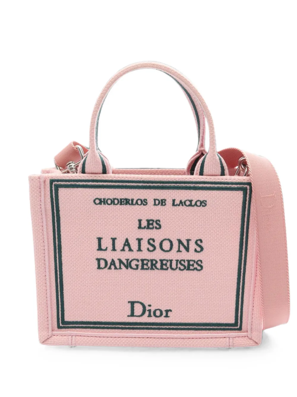 Christian Dior Pre-Owned 2010s Book Tote canvas tote bag - Pink